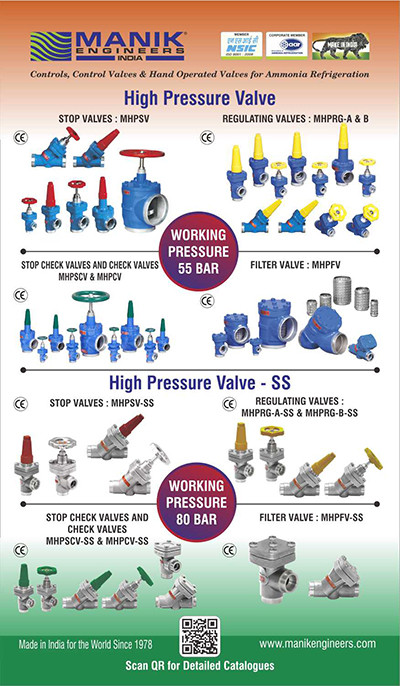 Some valves from Manik Engineers.